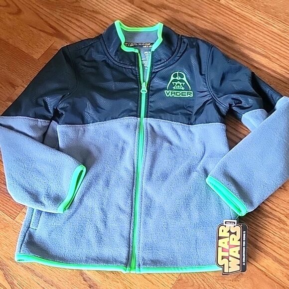 Boys star wars fleece jacket new - Picture 1 of 6